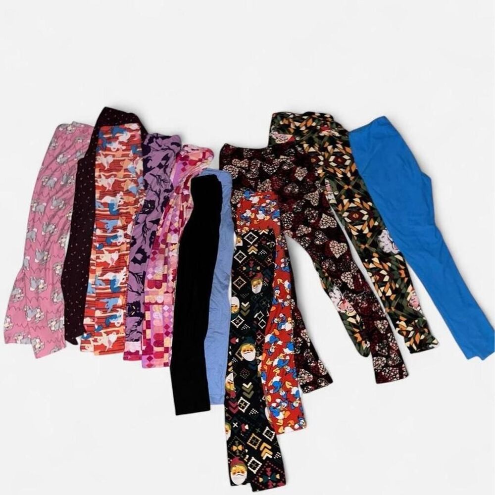Bulk Bundle of LuLaRoe, 10 Girl's, and 2 Women's Leggings